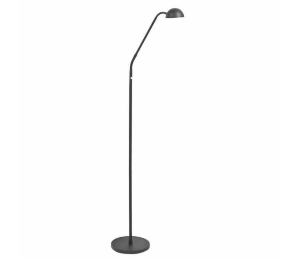 Vloerlamp Parma zwart | Leeslamp