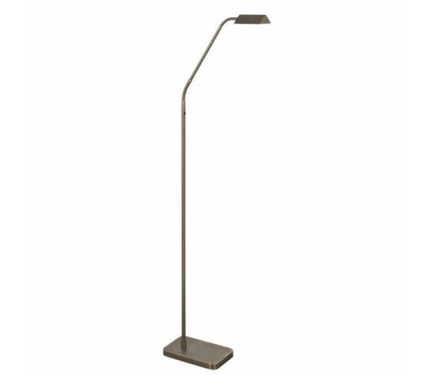 Vloerlamp Como brons | Leeslamp