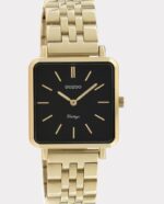 Horloge | Vintage gold/black (g)