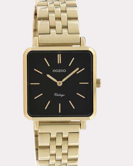 Horloge | Vintage gold/black (g)