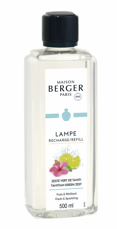 Lampe Berger Zeste vert de tahiti | parf 500 ml zeste vert de tahiti